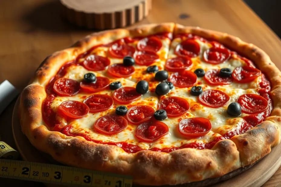 Ile gram ma pizza 32 cm? Zaskakujące różnice w wadze!